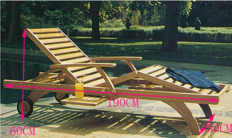 giƯỜng tẮm nẮng bẰng gỖ cao cẤp cÓ bÁnh lĂn