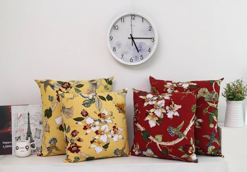 gỐi tỰa lƯng trang trÍ bÀn ghẾ sofa nhỰa giẢ mÂy