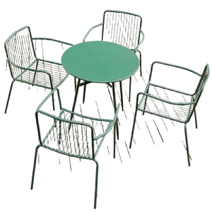 ban ghe khung sat son tinh dien 95164