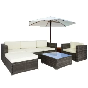 sofa ngoài trời giả mây